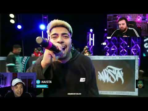 IBAI Y KAPO REACCIONANDO A MECHA VS NAISTA MINUTOS LIBRES SANGRE FMS ARGENTINA 2021 JORNADA 1