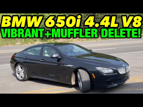 2015 BMW 650i 4.4L V8 w/ VIBRANT RESONATORS & MUFFLER DELETE!