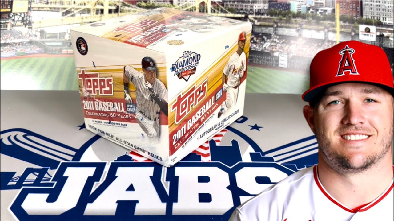 MIKE TROUT ROOKIE CARD SEARCH! 2011 TOPPS UPDATE JUMBO BOX!