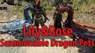 Lily and Rose - Summonable Dragon Pets