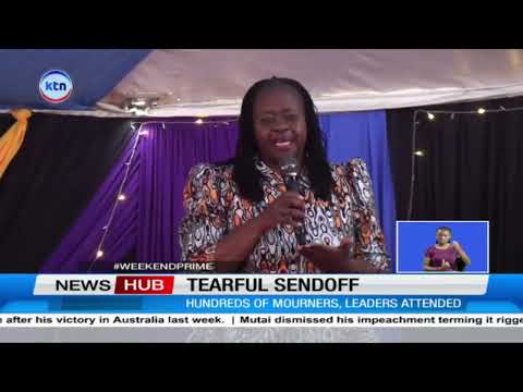 Mourners gather in Nyakach in emotional burial of victims who passed in recent Coptic road accident