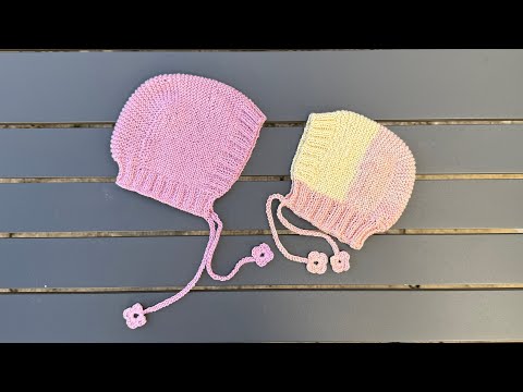Babyhaube (Erstlingsmütze) stricken