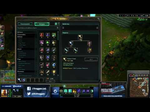 Froggen plays Kayle vs Nidalee mid lane