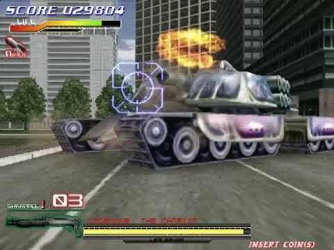 TERABURST ARCADE GAMEPLAY TANK BOSS STAGE 1 Mameui 64 2018