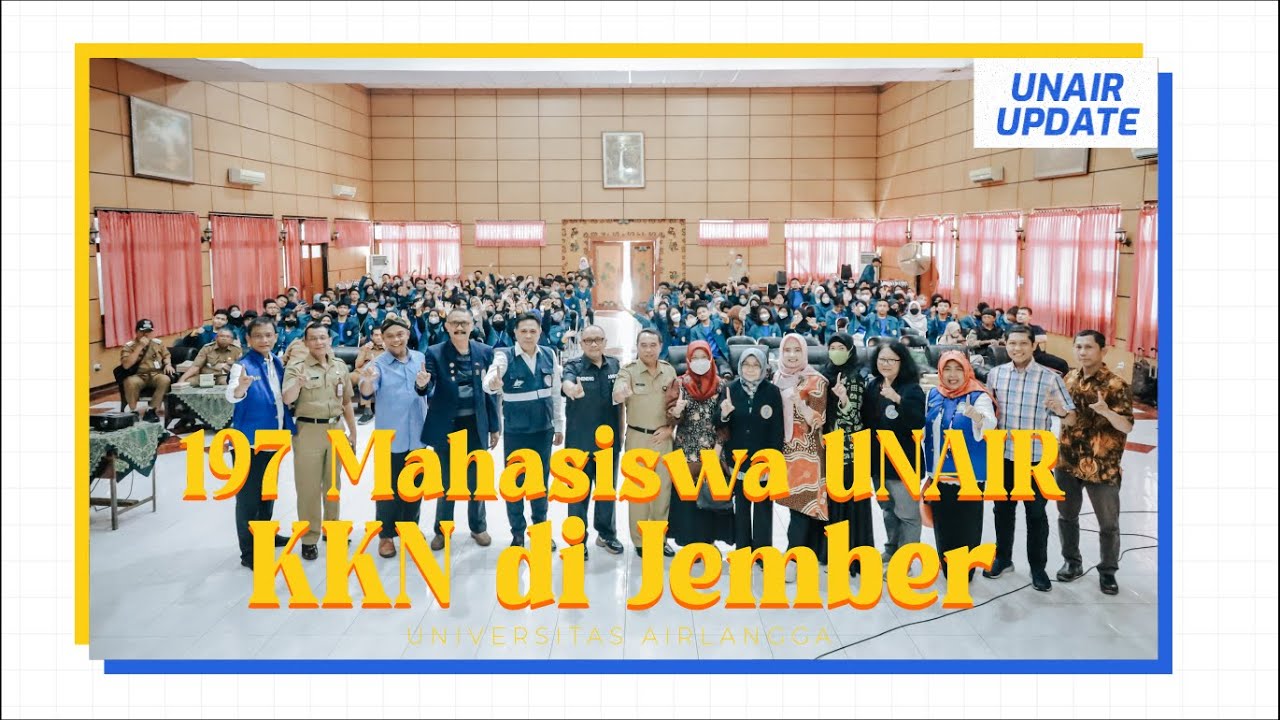 197 Mahasiswa UNAIR KKN di Jember | Unair Update