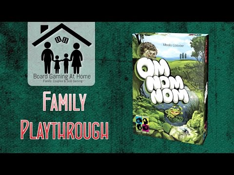 BoardGamingAtHome Family Playthrough of Om Nom Nom