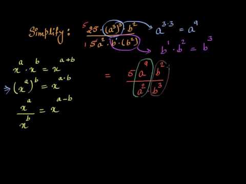 Exponent properties-4 (Hindi) (video) | Khan Academy