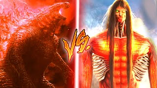 Godzilla vs Eren The Founding Titan | Hindi |