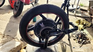 OPEN THE OSAKAR A8 ELECTRIC BIKE ENGINE & DETECTED CONDENSED WATER || BIKE 107