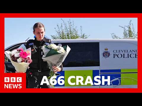 Twelve people arrested after Middlesbrough crash that killed two police officers | BBC News