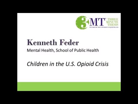 2018 Three Minute Thesis Finalist | Kenneth Feder
