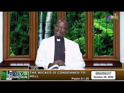 DAILY FOUNTAIN DEVOTIONAL GUIDE FOR 26 OCTOBER 2020