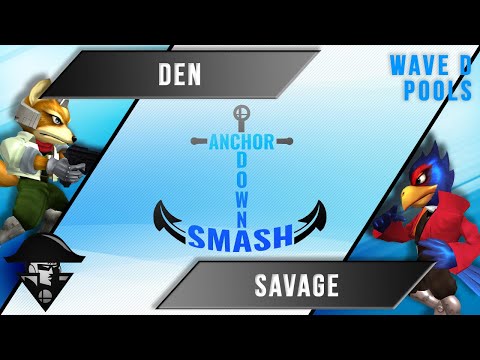 ADS 9 - Melee Singles - Den (Fox) VS Savage (Falco) - Wave D Pools