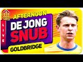 DE JONG Transfer SNUB! Man Utd Transfer News