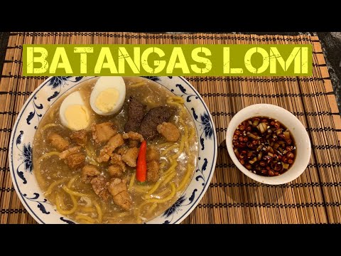How to cook BATANGAS LOMI (Short version of cooking)