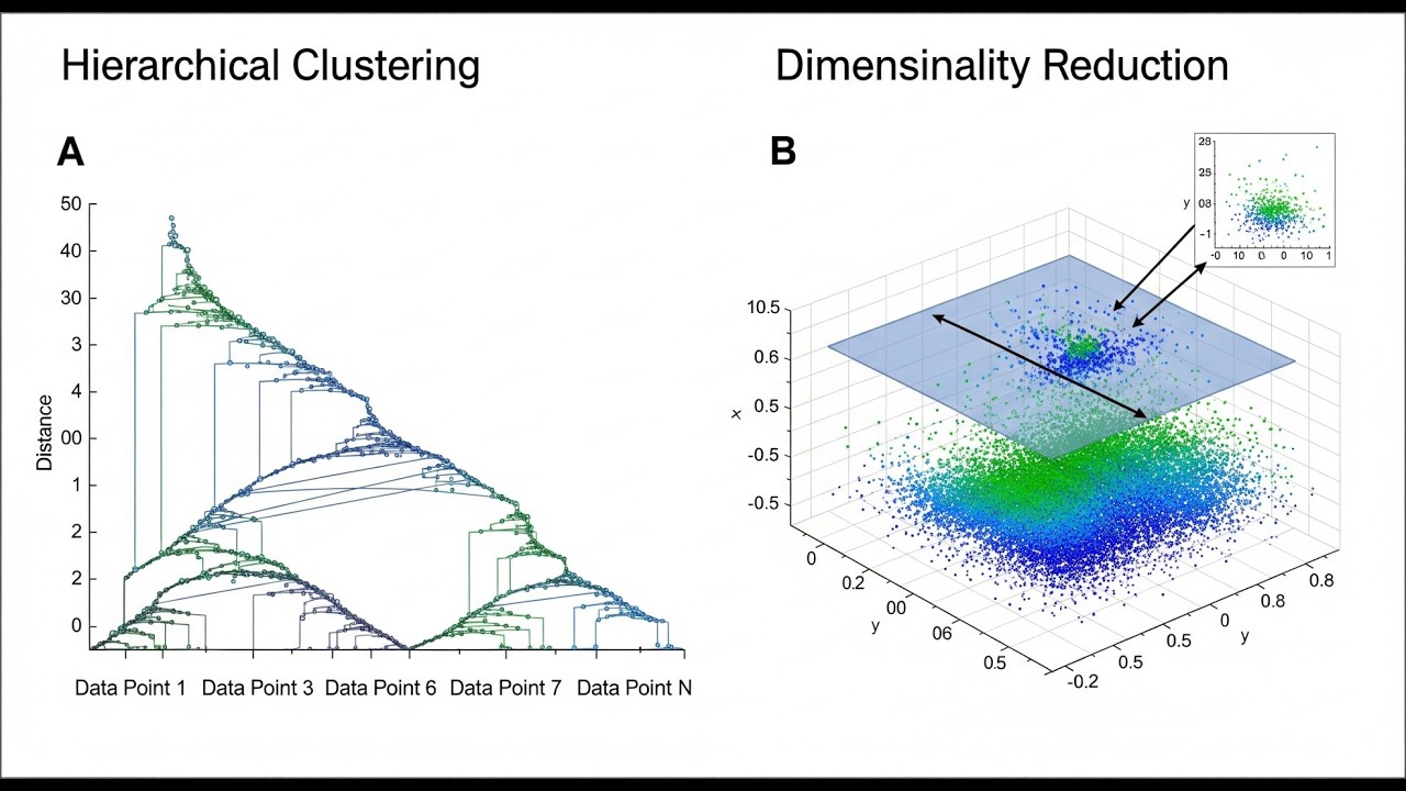 Hierarchical Clustering & Dimensionality Reduction Explained | ML Course