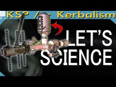 Using the Science Lab in Kerbalism | Stream pt. 2/3 (KSP 1.12.2)
