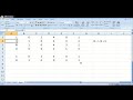 Use Excel To Row Reduce A Matrix To Echelon Form