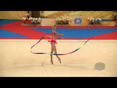 TLEKENOVA Adilya (KAZ) - 2018 Rhythmic Worlds, Sofia (BUL) - Qualifications Ribbon