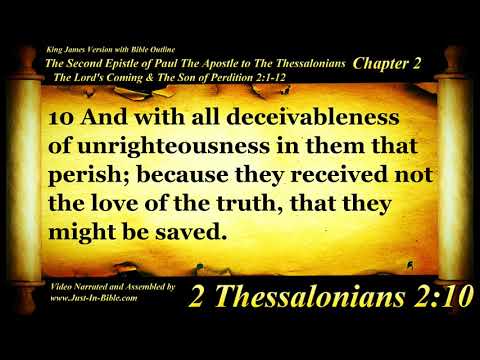 2 Thessalonians Chapter 2 - Bible Book #53 - The Holy Bible KJV Read Along Audio/Video/Text