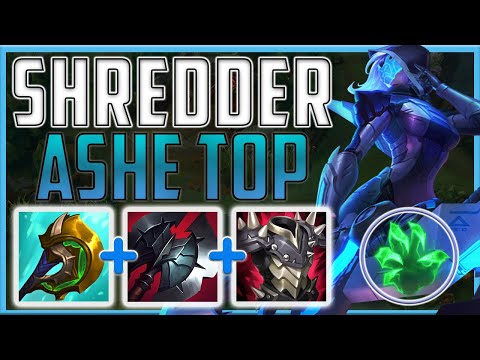 TANK SHREDDER ASHE IS THE ULTIMATE TOP LANE BULLY!! - Ashe Top | Season 13 LoL