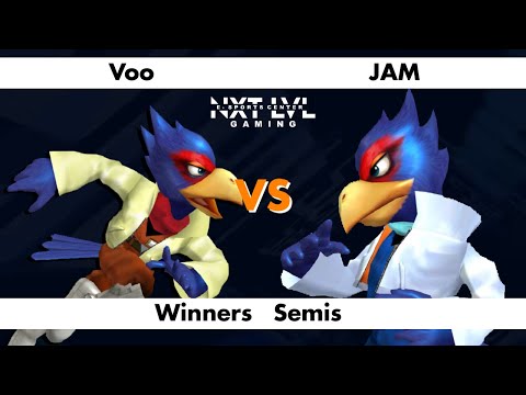 NXT LVL Gaming 7 - Winners Semis - Voo (Neutral Falco) vs JAM (Blue Falco) - SSBM Smash Melee