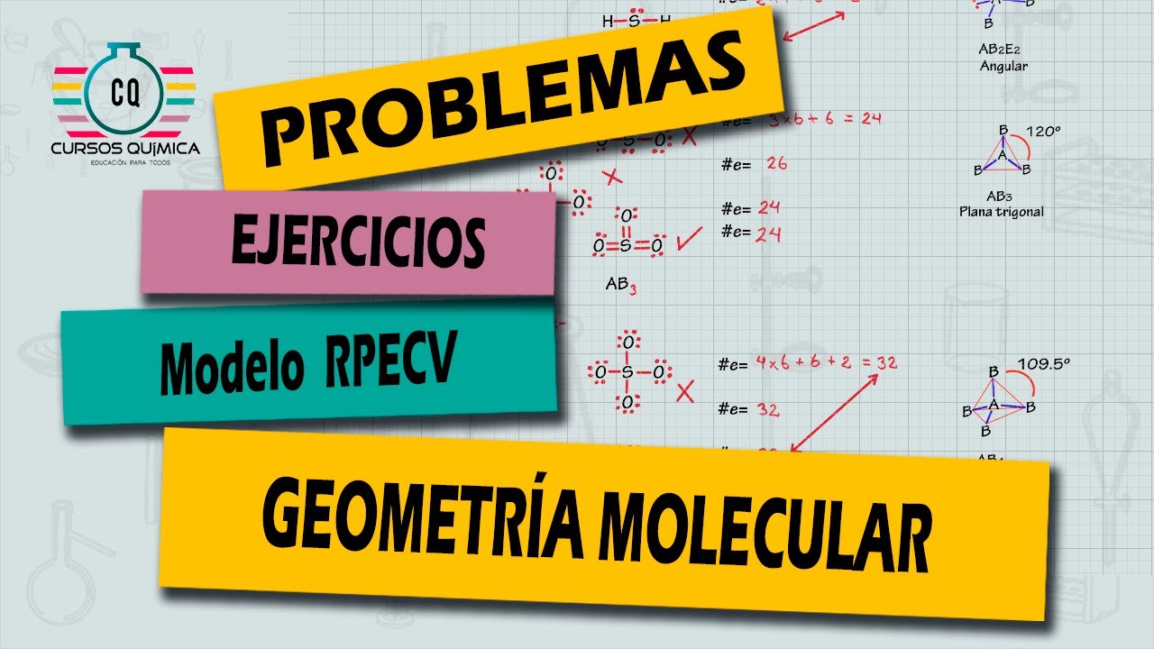 Ejercicio GEOMETRÍA MOLECULAR  ( Modelo RPECV)*VIDEO CORTO*
