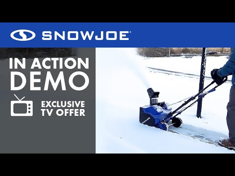 24V-X2-SB18-TV - 24-Volt IONMAX Snow Blower Exclusive TV Bundle - Live Demo