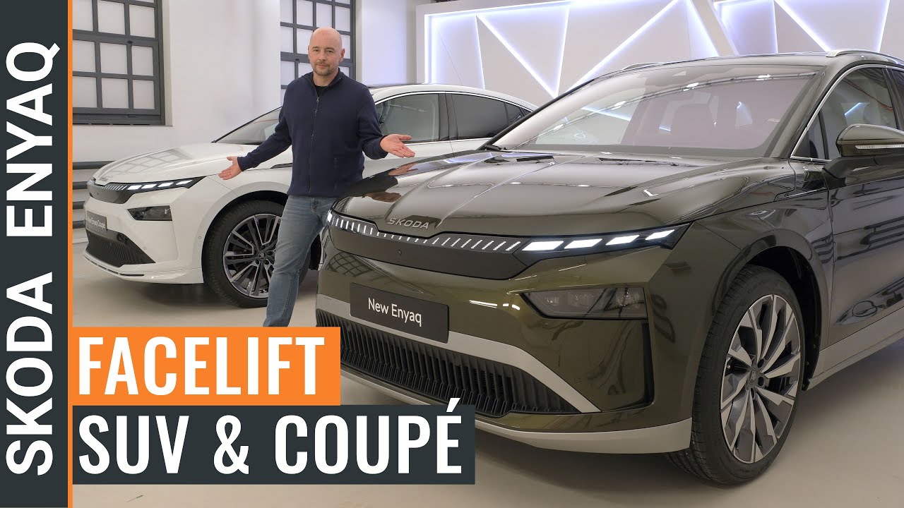 The new ENYAQ FL facelift SUV & Coupé - modern solid design, adjustments, changes