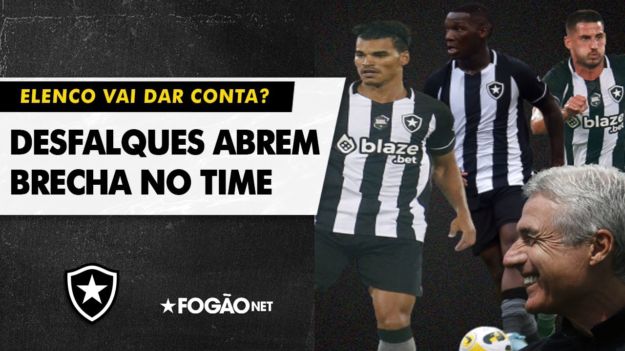 VÍDEO | Com três desfalques, Botafogo terá que provar força do elenco contra o Goiás