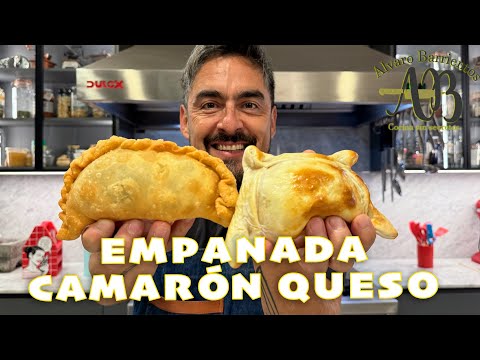 Shrimp and Cheese Empanadas. Fried and Baked. A Perfect and Delicious Recipe.