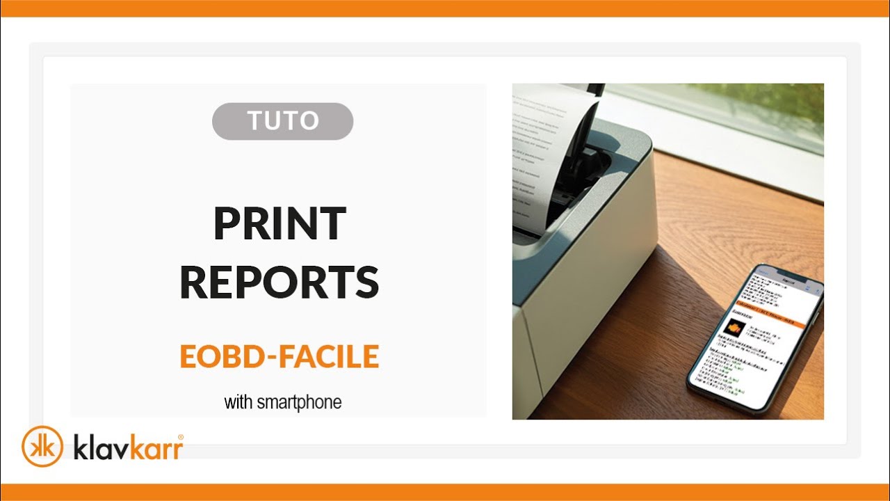 [TUTO] How to print diagnostic reports -Smartphone- EOBD Facile