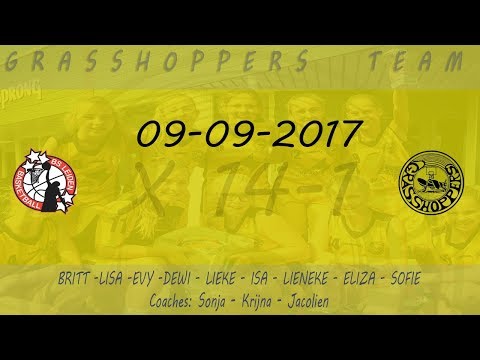 Grasshoppers Dames 14-1 | oefenwedstrijd tegen leiden