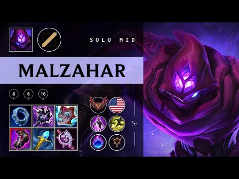 Malzahar Mid vs Sylas - NA Grandmaster Patch 25.24