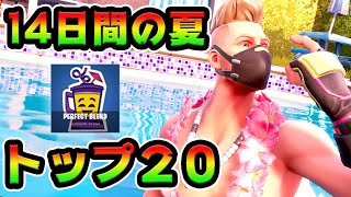 トップ２０を確実に取る方法！14日間の夏チャレンジ攻略解説付き！「複数のマッチでバスドライバーにお礼をしてトップ２０でフィニッシュする」【FORTNITE】