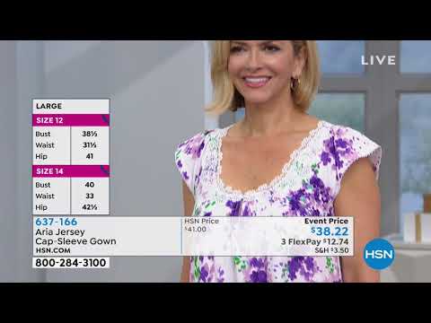 HSN | Aria Sleepwear Premiere 02.14.2019 - 09 AM