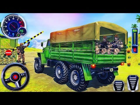 Heavy Army Car Transporter - Military Tank Driving! Android gameplay