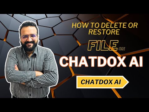How to delete and restore a file in ChatDox AI (Chat with your documents using AI)