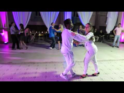 Abby & Aletta (Ottawa) (Salsa Class) at the Illuminights on April 1st 2016