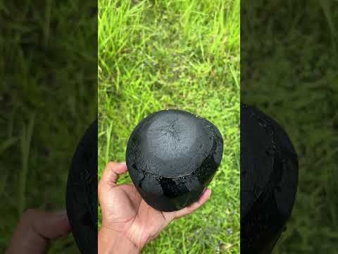 INSANE Grilled Coconut Opening #coconut #cuttingskills #asmr