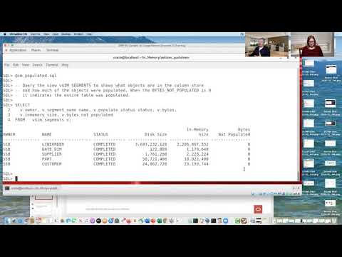 Database In-Memory Pushing Down into Scans