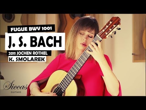 Katarzyna Smolarek plays Fugue BWV 1001 by J. S. Bach on a 2011 Jochen Rothel