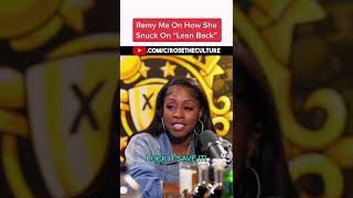 #RemyMa on how she snuck on #Leanback #fatjoe #shorts #hiphopculture #songwriter #terrorsquad