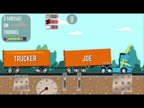 Trucker Joe transporting bricks to the construction of the export port