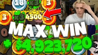 XQC BROKE LE BANDIT IN *CRAZY* BONUS BUY (x10,000 BIG WIN) | Streamer Highlight | Online Gambling