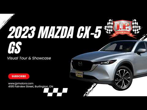 2023 Mazda CX-5 GS AWD in Silver for sale at JP Motors in Burlington, ON