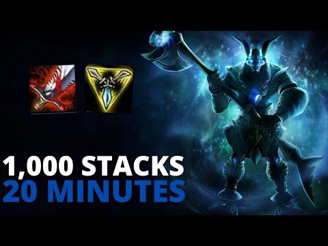 FASTEST 1,000 STACKS | URF NASUS - League of Legends