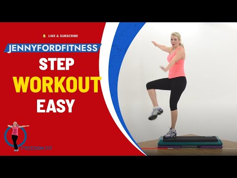 Step Aerobics | Quick Cardio Workout Video Anyone Can Do | Learn to Step At Home | Beginner Fitness