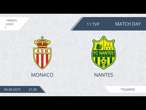 AFL19. France. Ligue 1. Day 11. Monaco - Nantes.
