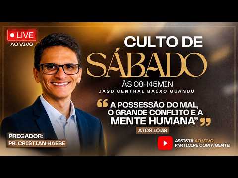 CULTO AO VIVO | Sábado| 25/07/2026